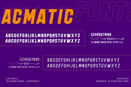 Acmatic Font
