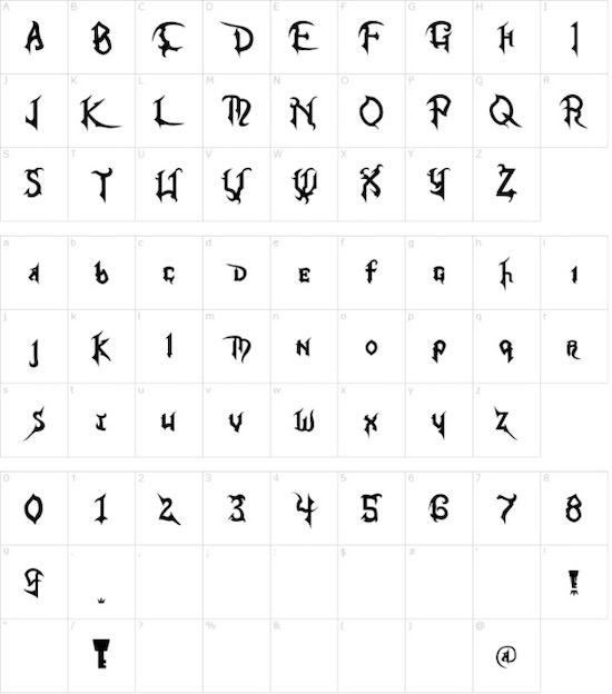 Kingdom Hearts font free