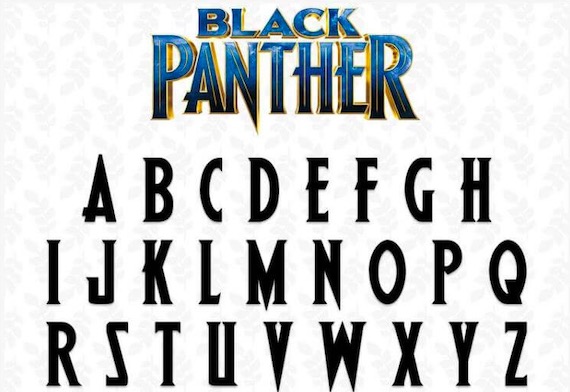 Black Panther font