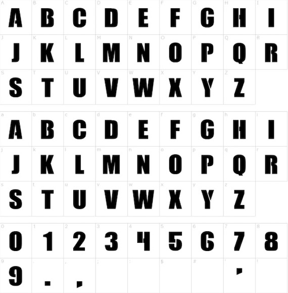Call of Duty Font free
