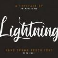 Lightning font download