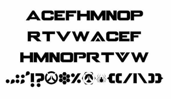 Overwatch font