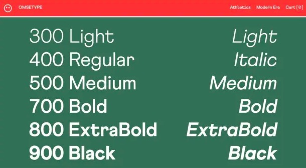 Athletics Font Family