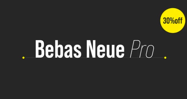 Bebas Neue Pro Font FREE