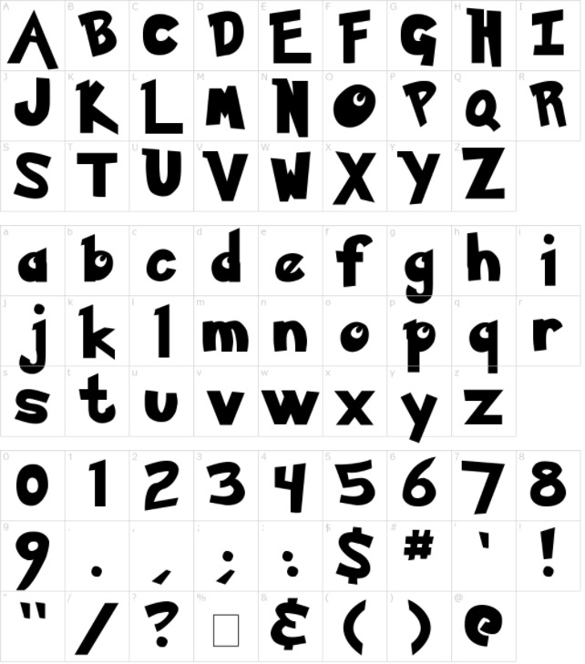 Pokemon Font free