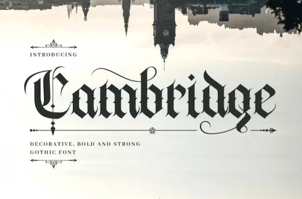 Cambridge Font free