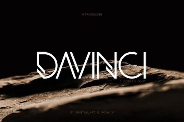 DAVINCI Font download
