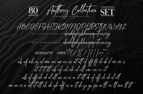 Anthery Collection Font free