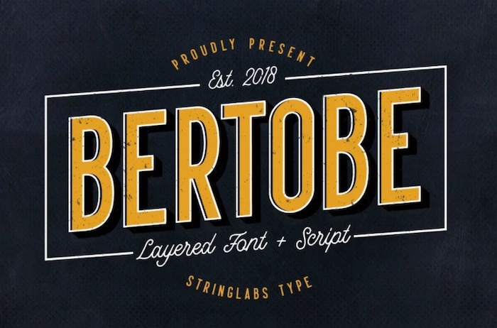 Bertobe Font download