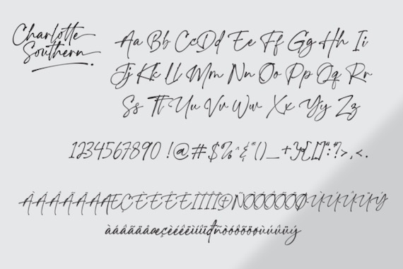 Charlotte Southern Font fre