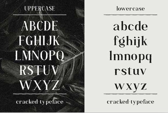 Cracked Font free