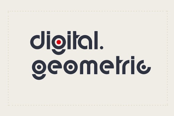 Digital Geometric Font