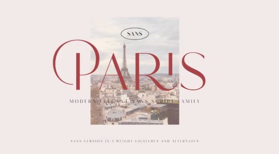 Hello Paris Sans Font download