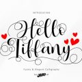 Hello Tiffany Font