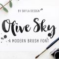 Olive Sky Font