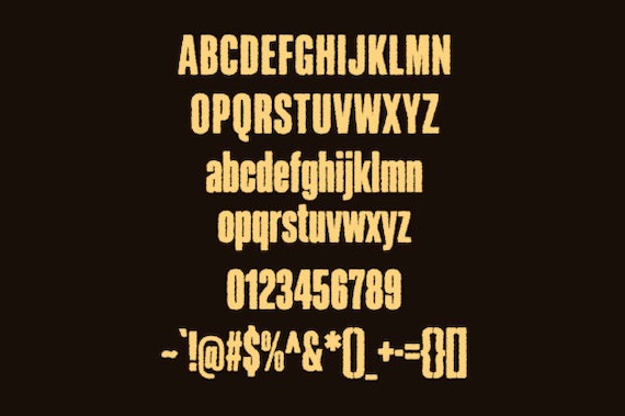 Roughnut Font free
