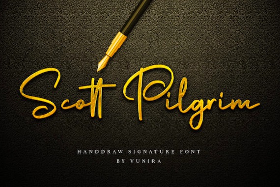 Scott Pilgrim Font