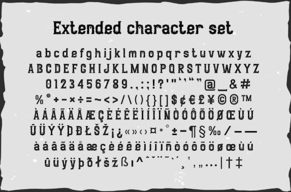 Steampunk Font free