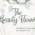 The Beauty Flower Font