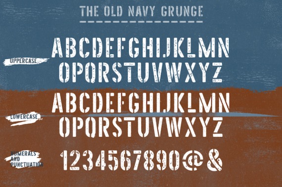 The Old Navy Font free