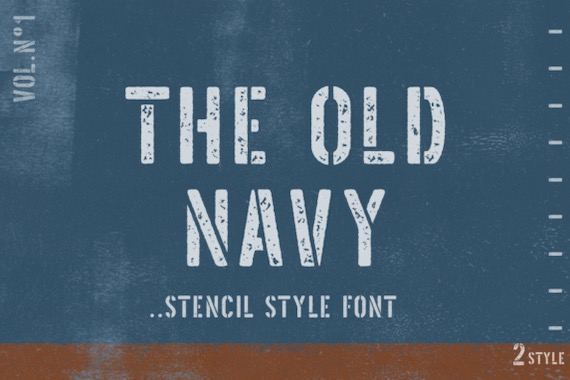 The Old Navy Font