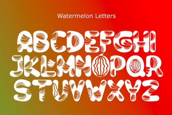 Watermelon Font free