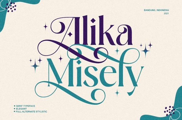 Alika Misely Font download