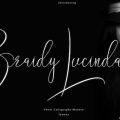 Braidy Lucinda Font