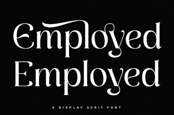 Employed Font download