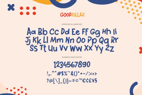 Goodzillaz Font free
