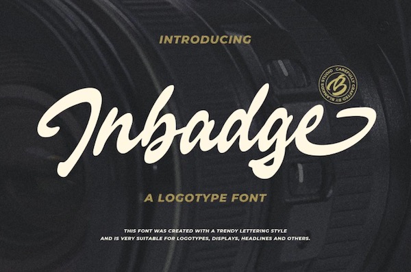 Inbadge Font free