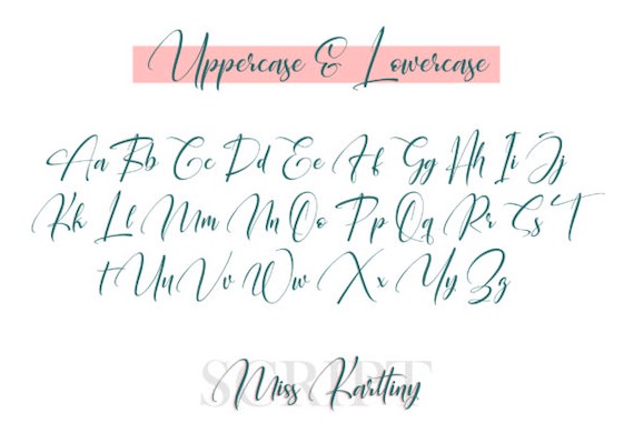 Miss Karttiny Font free