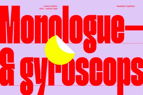 Neubahn Font free