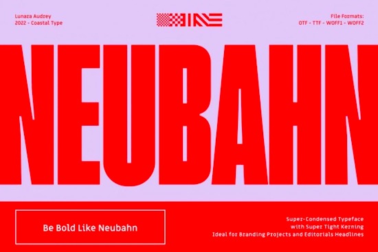 Neubahn Font