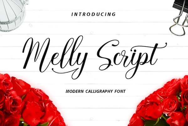Melly Script Font download