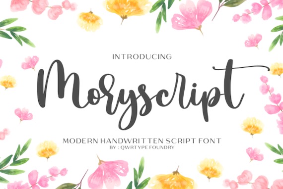 Moryscript Font