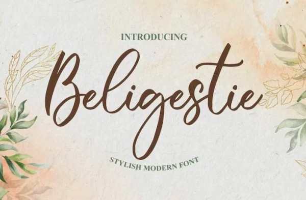 Beligestie Font