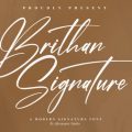 Brithan Signature Font