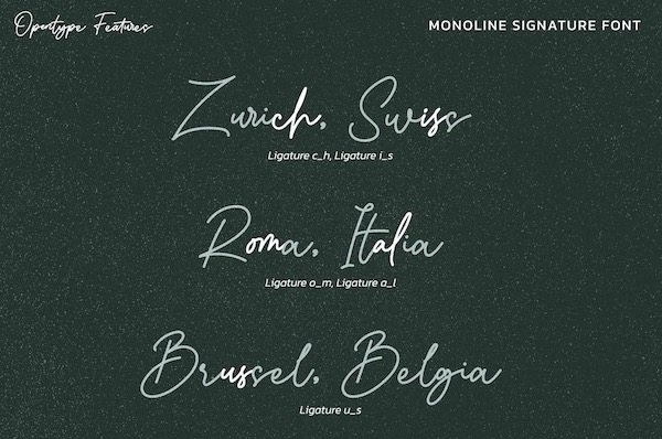 Highpath Signature Font download