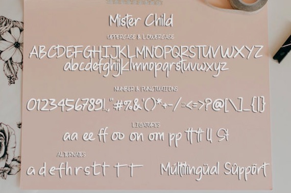 Mister Child Font free