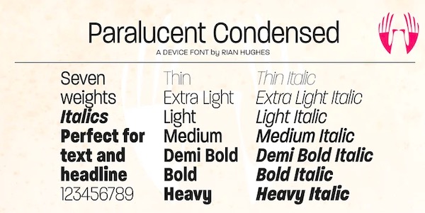 Paralucent Font download