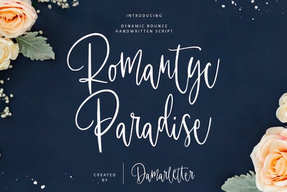 Romantyc Paradise Font