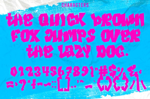 Spiky Frog Font download