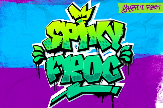 Spiky Frog Font
