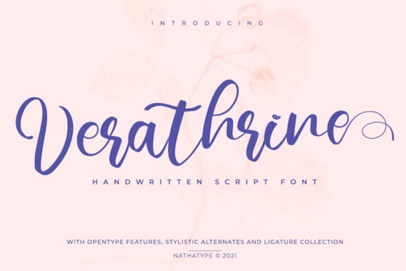 Verathrine Font download