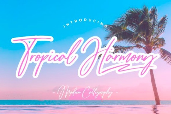 tropical-harmony-script-font download