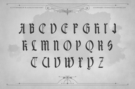 Aluvemskrew Font free