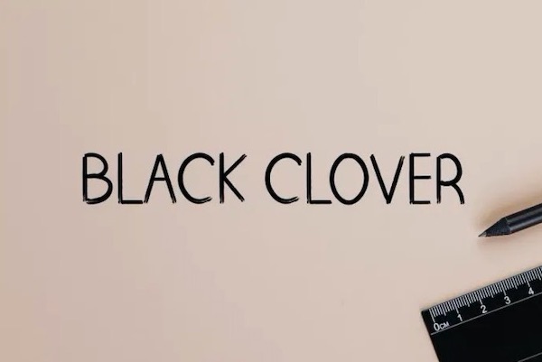 Blackclover Font download
