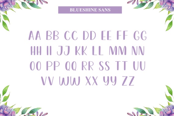Blueshine Font download