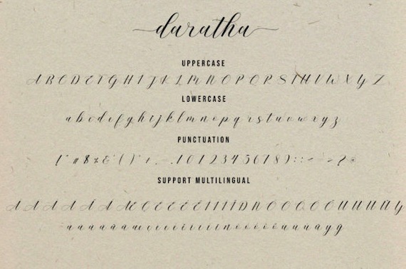 Daratha Font free